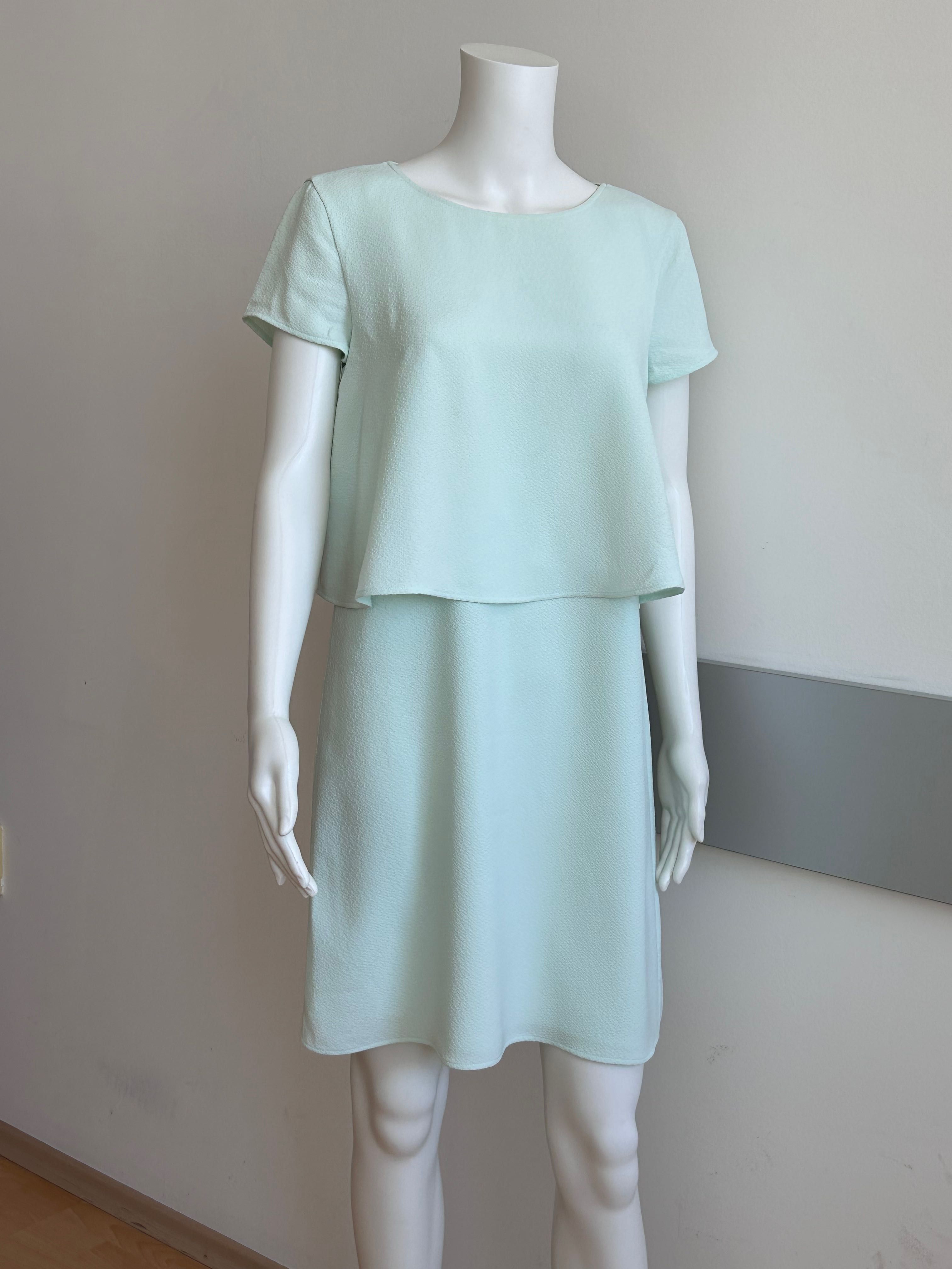 Две прекрасни рокли в цвят мента Ted Baker & Minis копринен разкош