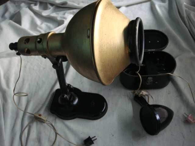 Лампа Соллюкс ЛСН «настольный вариант» 1950-60-х годов прошлого века