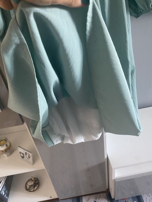 Rochie eleganta verde menta M-38