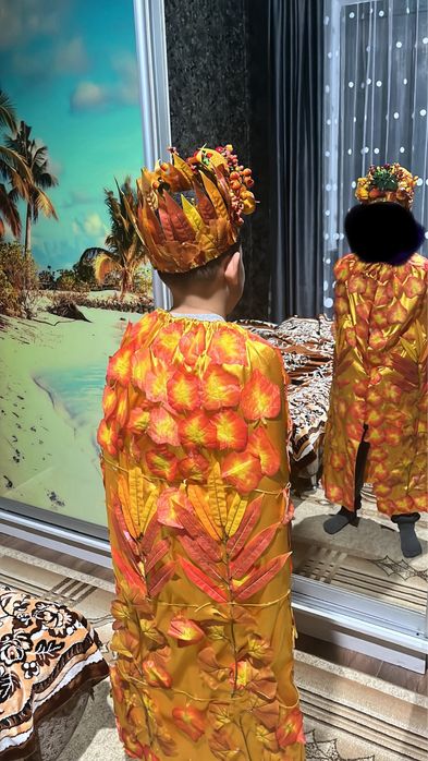 Накидка с короной на оссений бал !