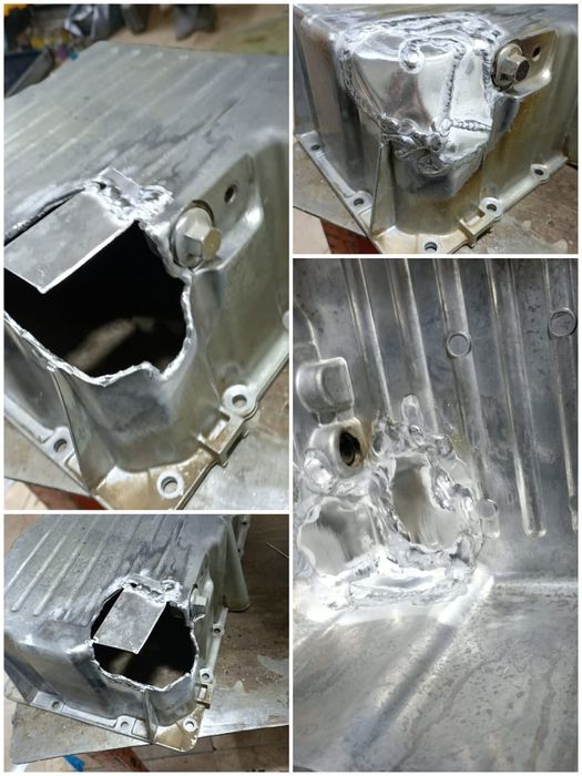 Ремонт  масляных поддонов