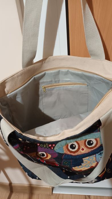 Голяма чанта от плат