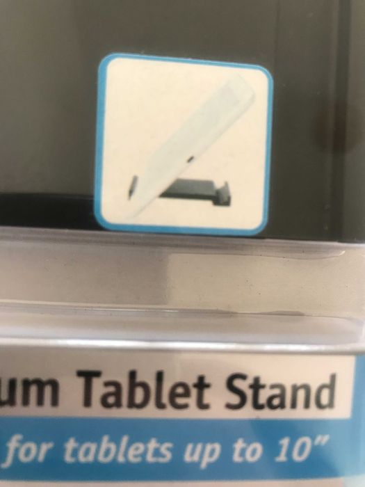 Поставка за таблет Konig Aluminium Tablet Stand Suitable Up To 10”