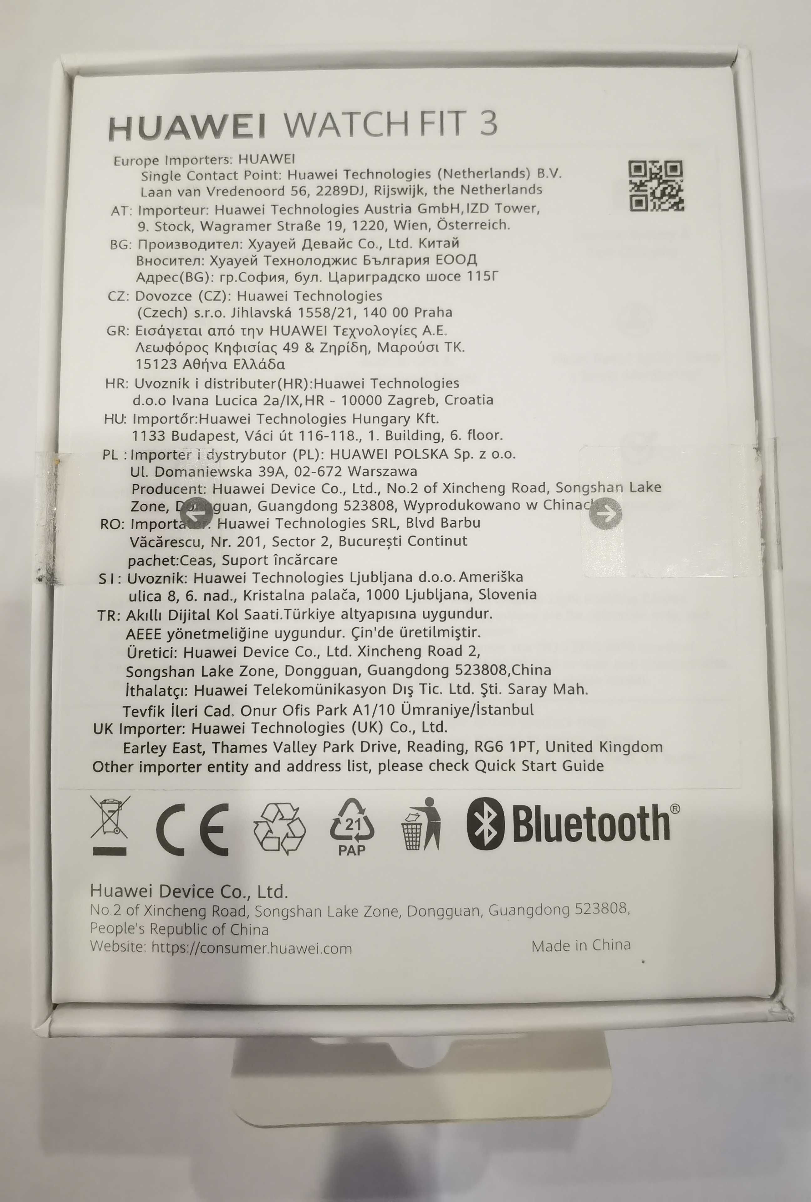 HUAWEI Watch Fit 3 Нов