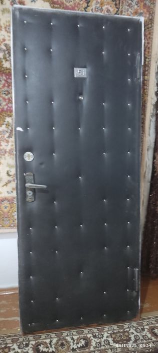 Дверь входная металлическая.