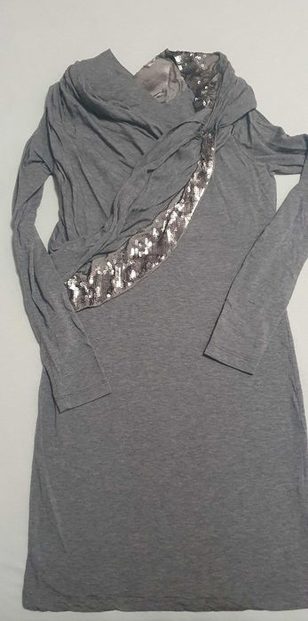 Pinko, Calvin Klein нова рокля с паети, размер М