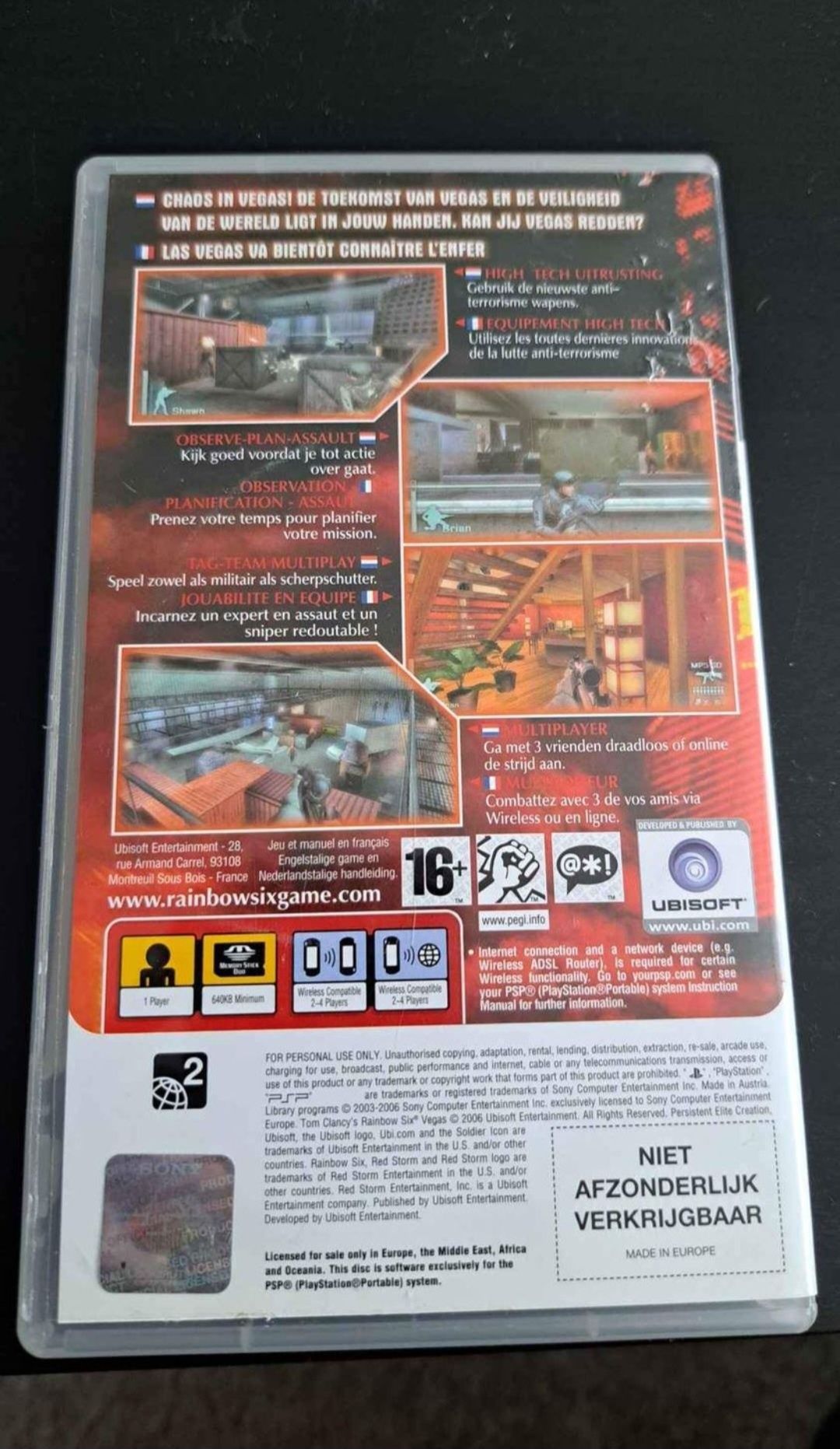 Joc PSP- Tom Clancy's RAINBOWSIX Vegas