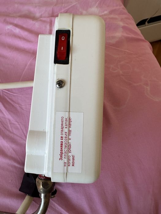Български проточен бойлер 4kw, работещ, почти неизползван