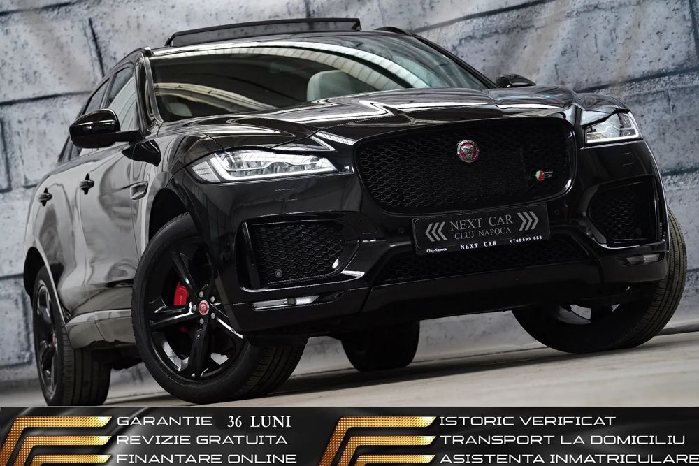 Jaguar F-Pace GARANTIE 36 LUNI*RATE*4x4*R DYNAMIC*380CP*Piele*Panorama*Digital*Led