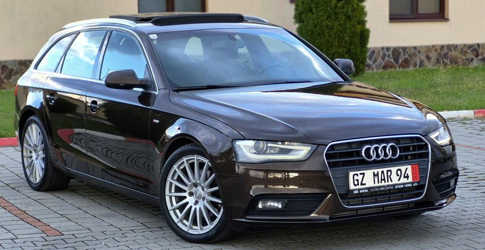 Audi a4 2.0 tdi s line moka brown