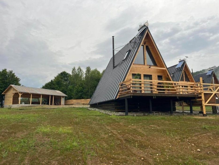 Case cabane din lemn stil A