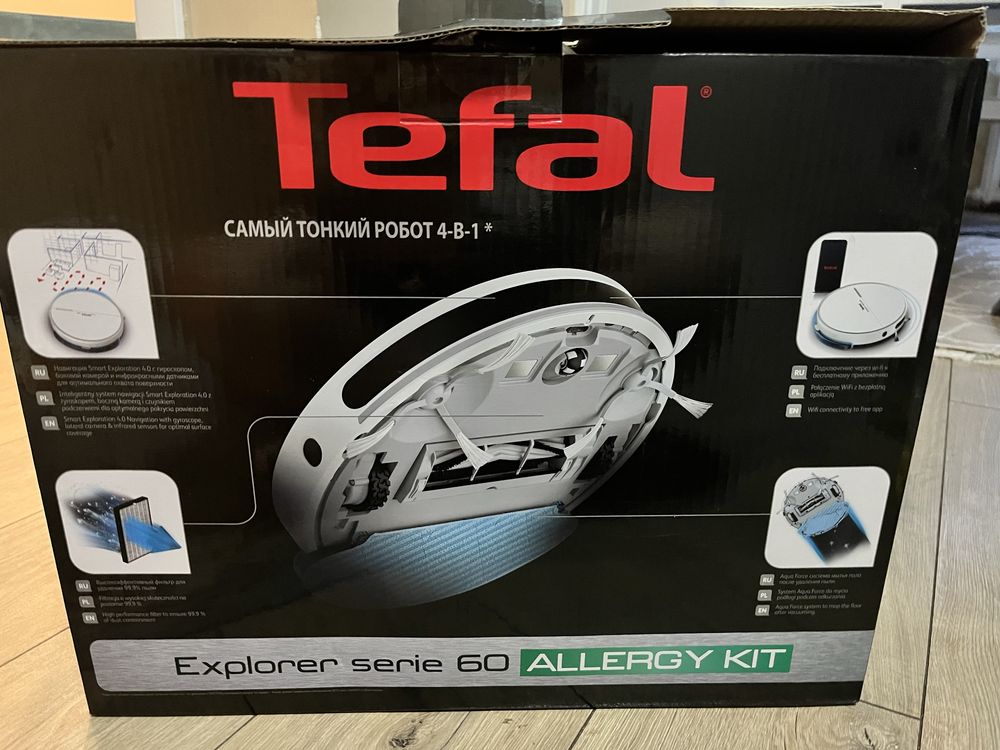 Робот пылесос tefal