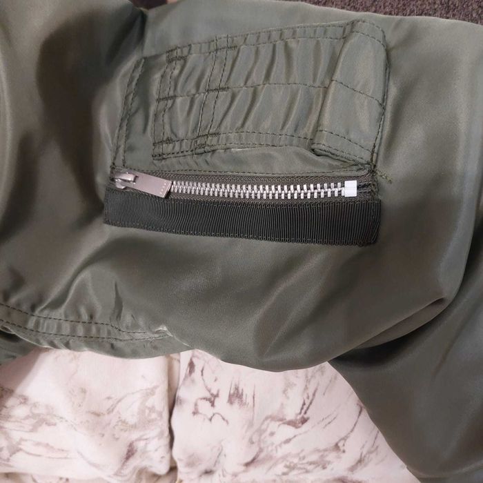 Sacai Jachetă bomber din nailon cu fermoar