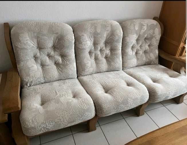 Луксозен комплект орехови дивани