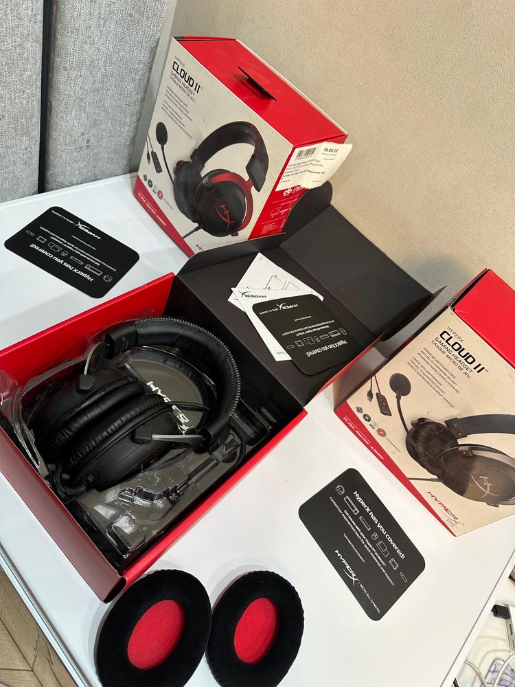 Наушники Hyper x cloud 2 3шт