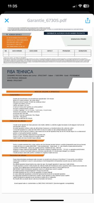 Vand sau schimb Stylecraft Saber trimmer