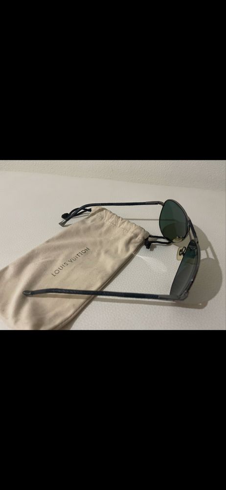 Ochelari LOUIS VUITTON  Damier Graphite Conspiration Pilote Aviator
