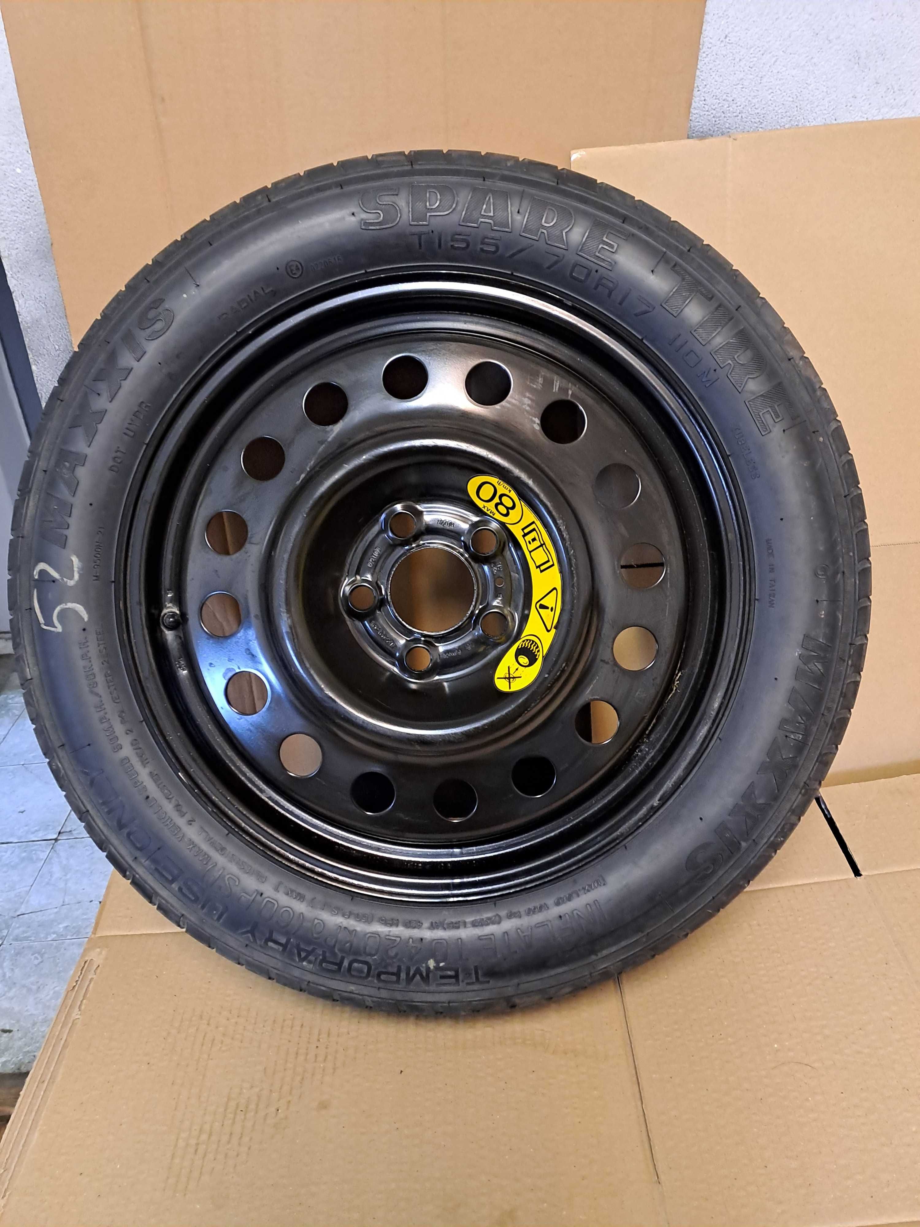 Roata de Rezerva Slim Ford Kuga 2 3 C520 CX483 Anvelopa 155 70 R17