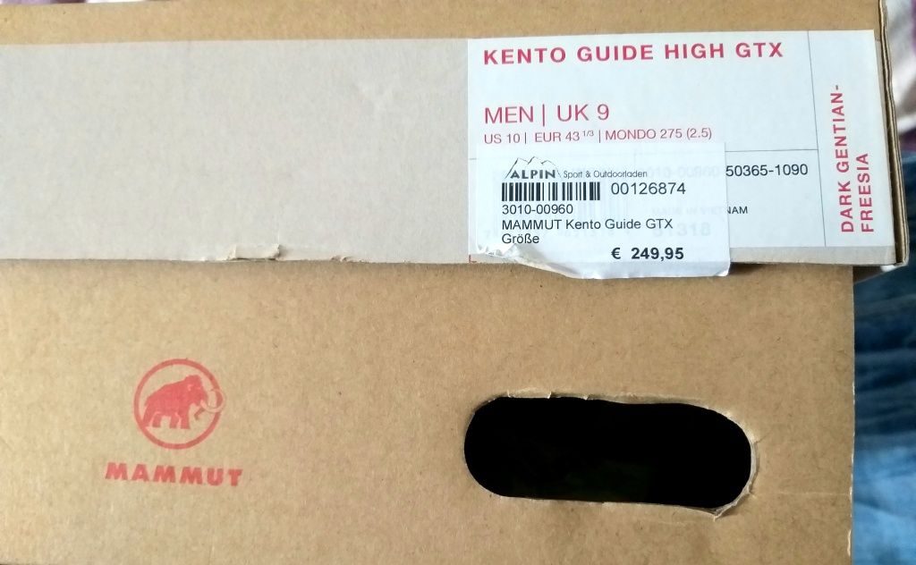 Ghete Mammut Kento Goretex