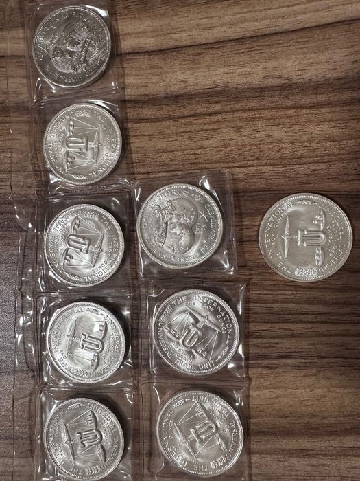 medalie/jeton din argint de o uncie