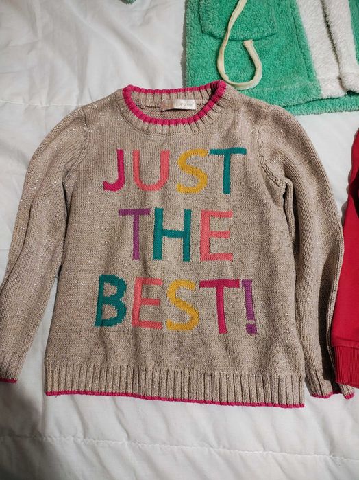 Halat casa pluovor bluze gradinita 110  cm 4 5 ani fetiță