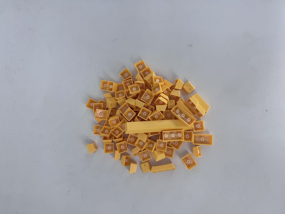 Keycaps galben Pbt