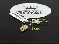 Bijuteria Royal CB : Cercei dama aur 14k 0,81 grame