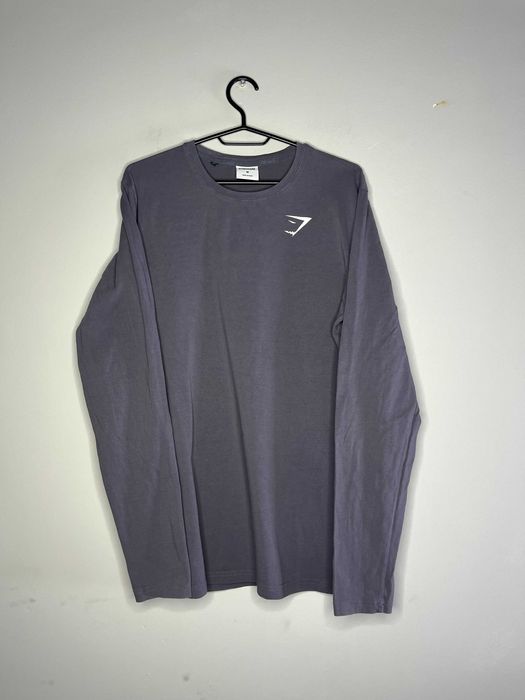 Gymshark Crest Long Sleeve T-Shirt Мъжка Блуза