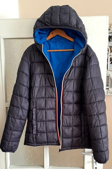 Двулицево топло яке,с качулка2XX и Есенно-злмен суитчър/яке/Дебело мъж