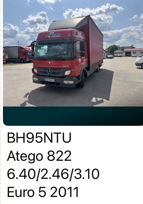 Camioane Mercedes ATEGO  7,490 kg  si  11990 kg de VANZARE