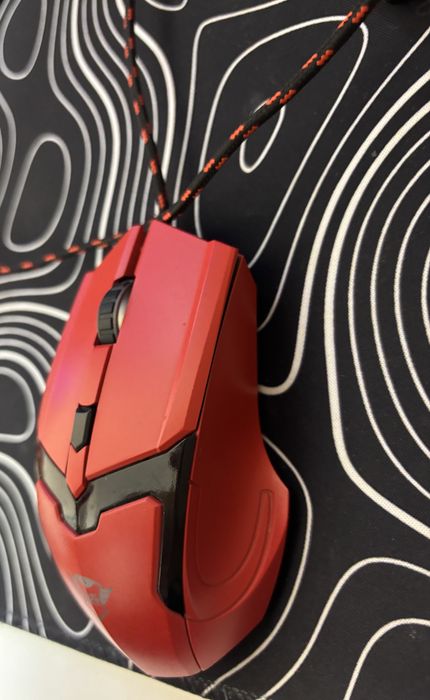 Геймърска мишка Trust gxt 101 spectra red