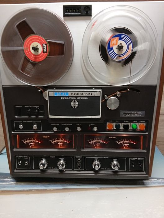 Akai 280D SS 4 capete  magnetofon vintage