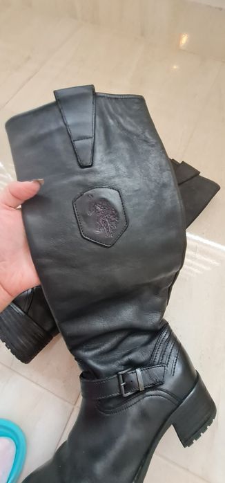 Cizme piele naturala Ralph Lauren