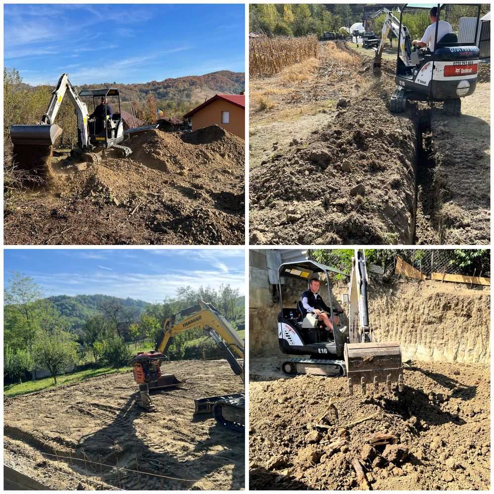 Lucrari miniexcavator