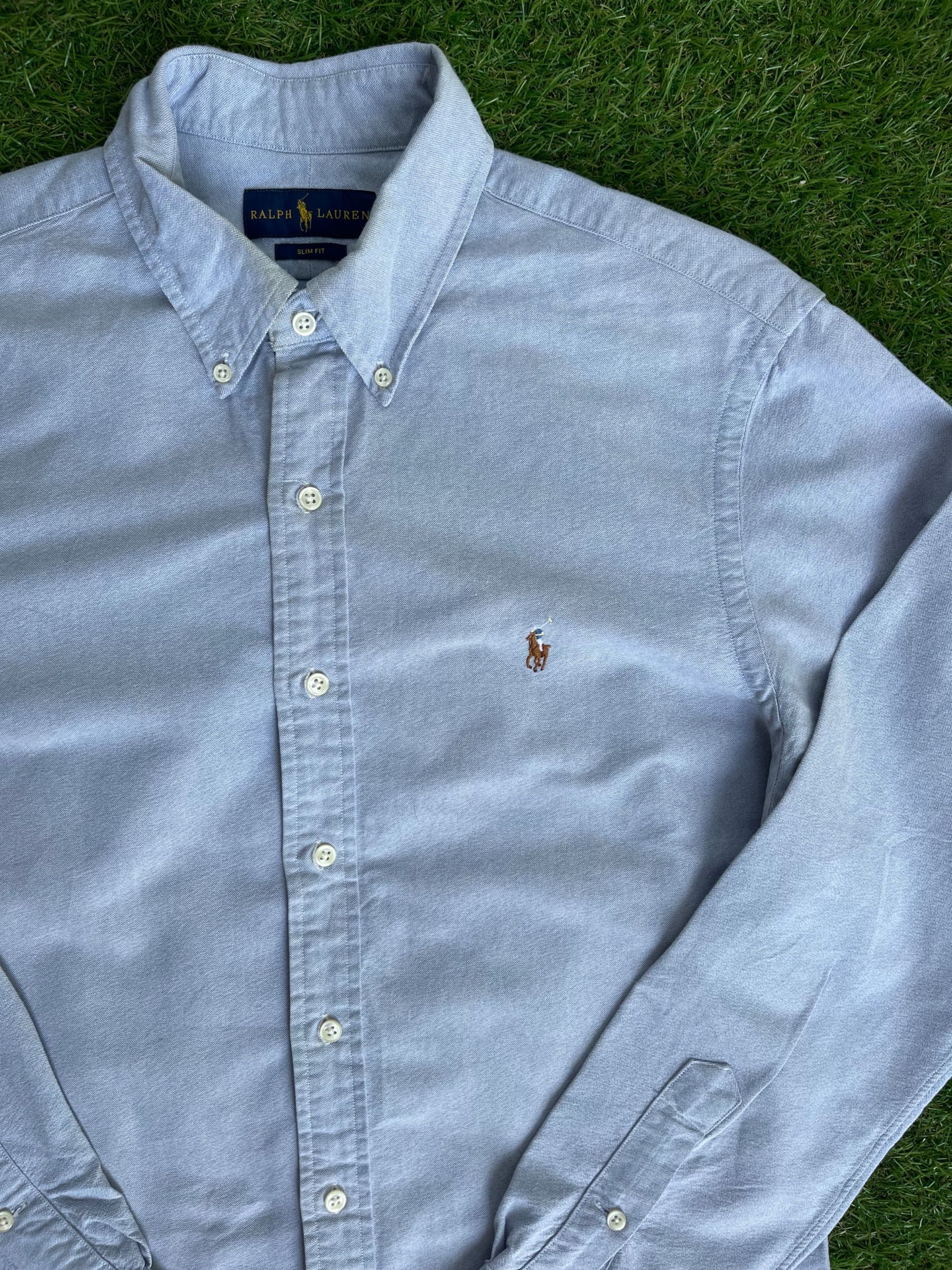 Мъжка риза с дълъг ръкав : RALPH LAUREN Slim Fit L
