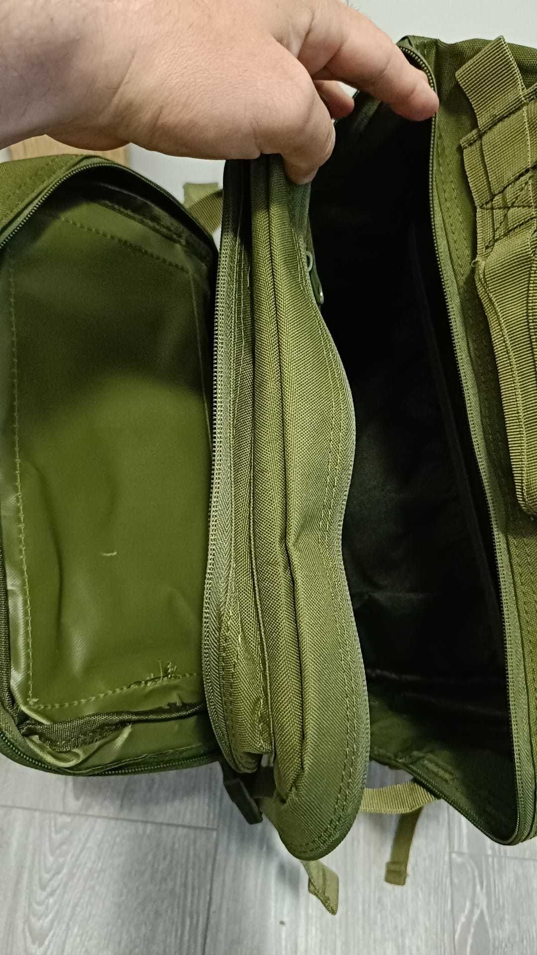 Rucsac militar verde, capacitate 50l, nou