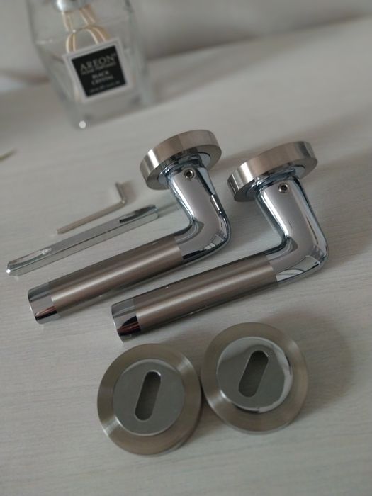 Set Manere cromate ușă de interior