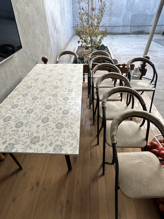 Стол стул 8 талик……………………………..