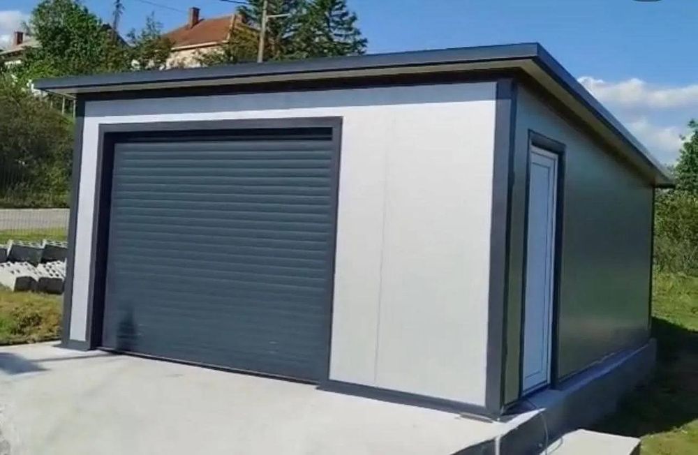 Garaje auto pe structură metalică