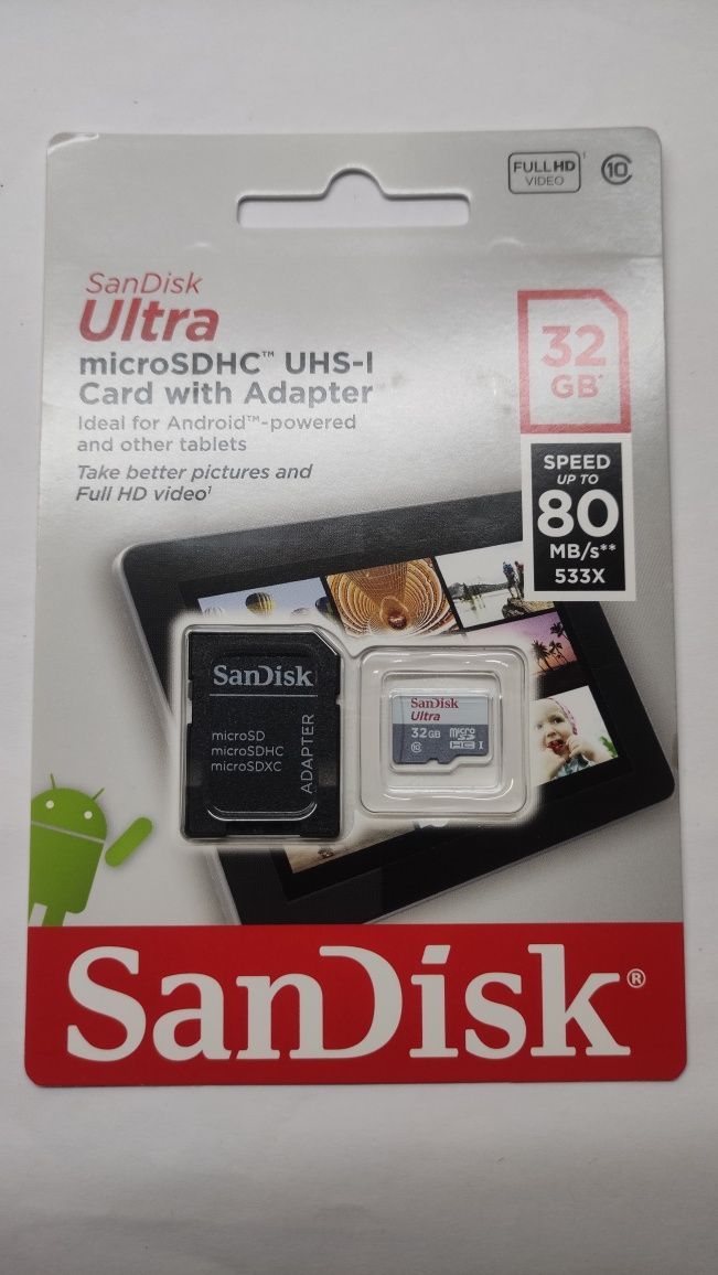 SanDisk Ultra карта памет