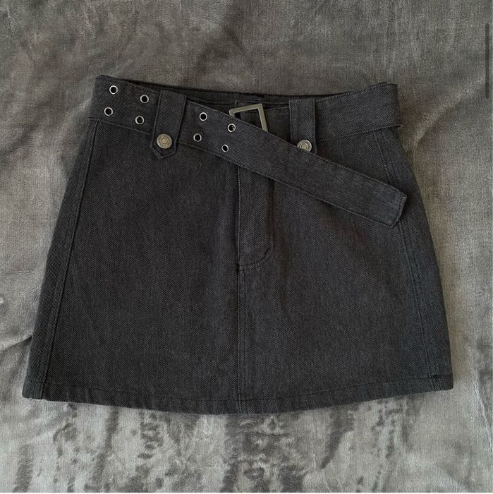 мини юбка джинсовая