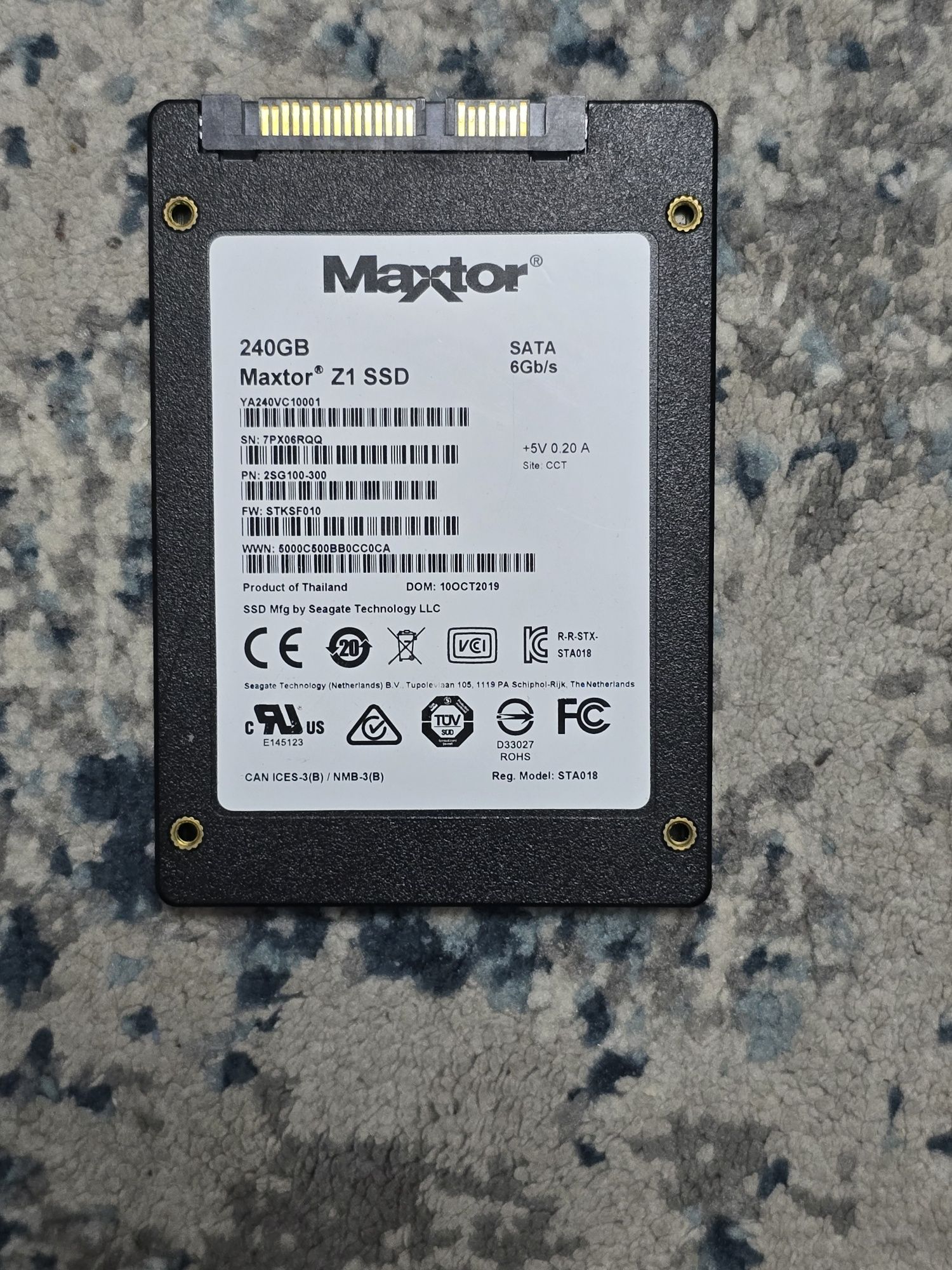 SSD Seagate Maxtor Z1, 240GB, 2.5", SATA III
