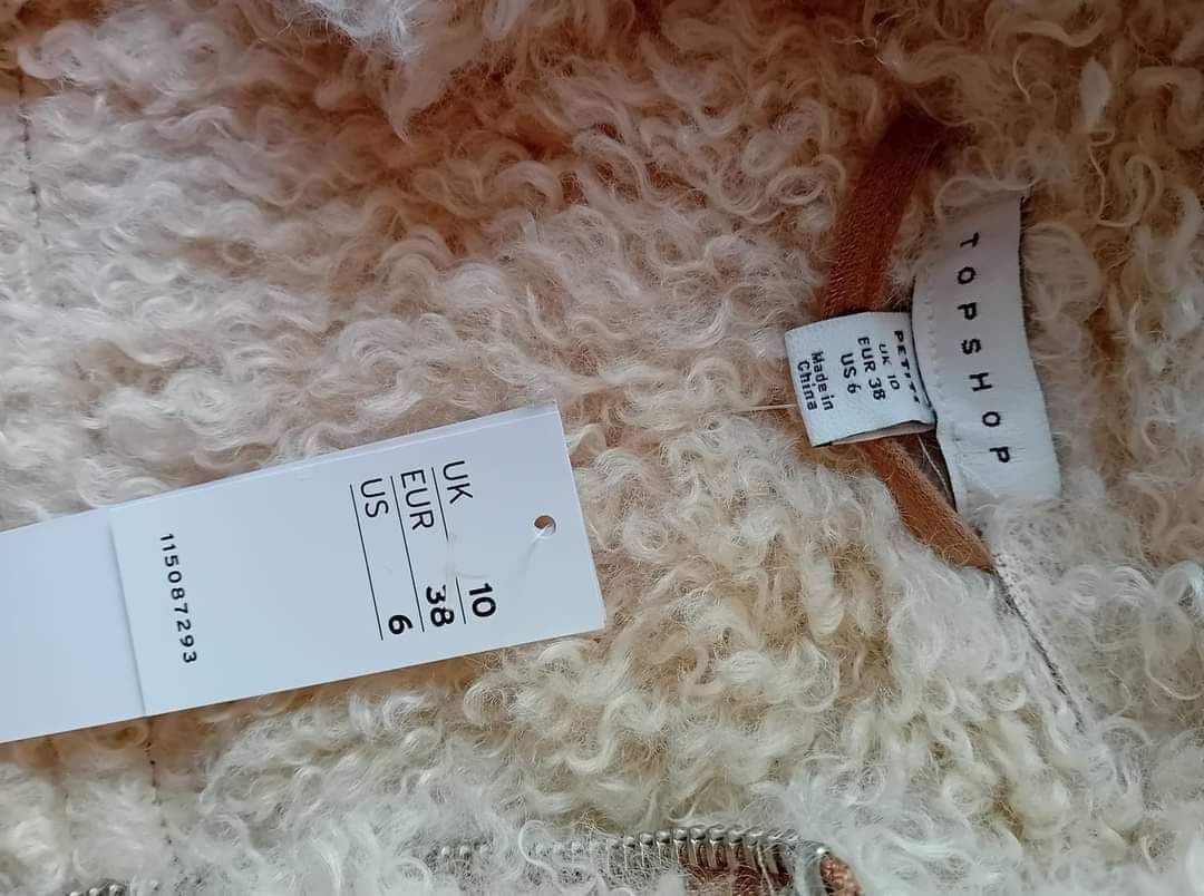 Ново пухкаво палтенце на Topshop