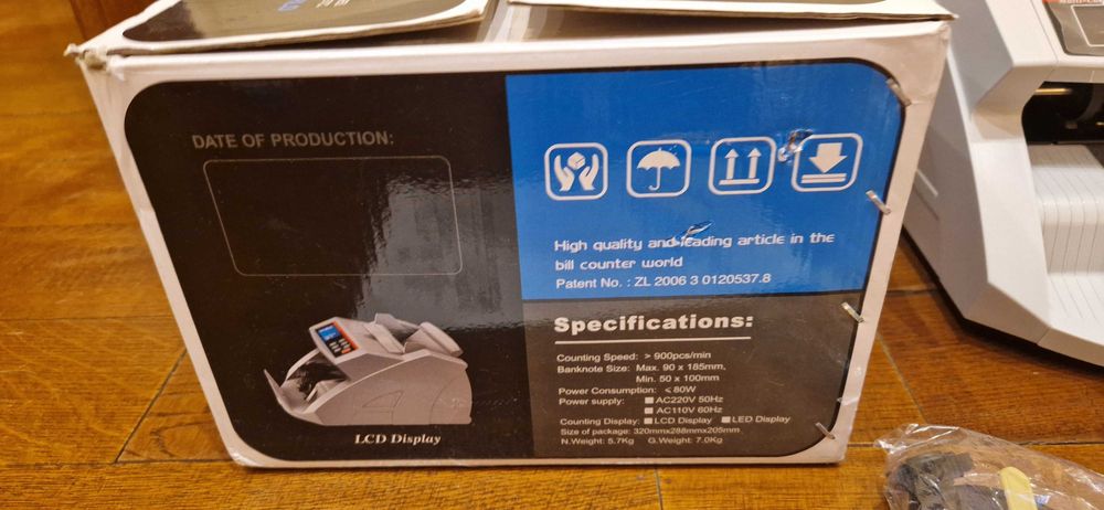 NEGOCIABIL - Vand aparat de numarat bani nou/functional (in garantie)