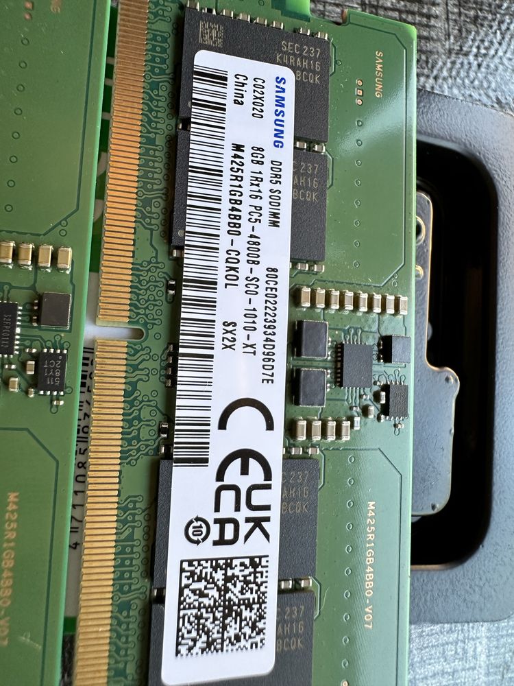 Memorie laptop 16GB [2x8GB] DDR5 SAMSUNG 4800mhz