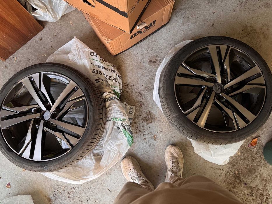 Jante originale Peugeot 508 - Augusta 19 inch cu Anvelope 2025