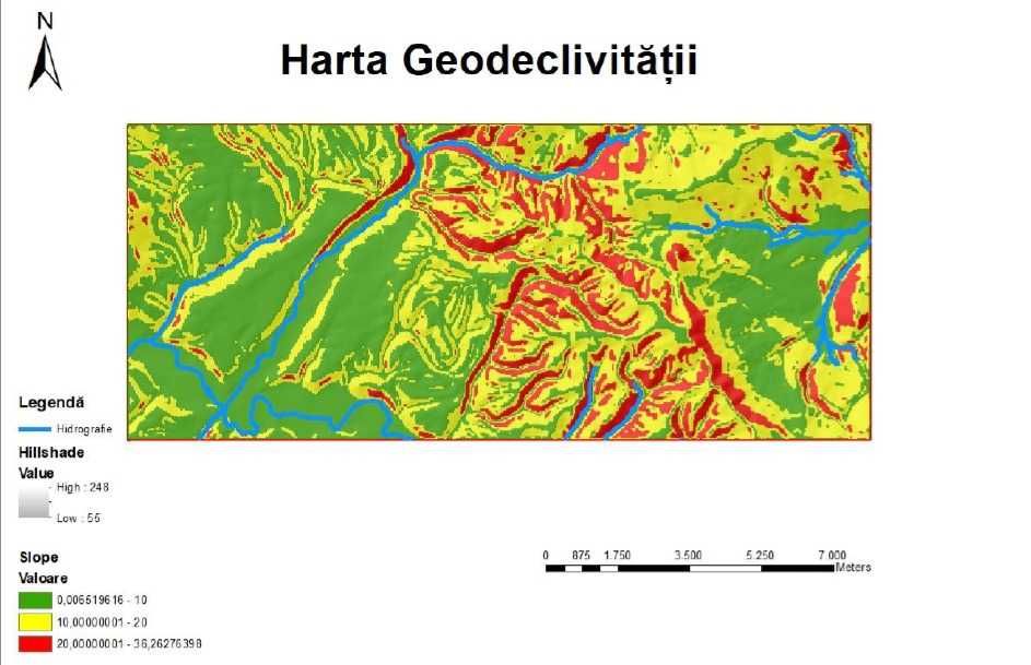 Realizez hărți, vectorizări în GIS si ArcMap