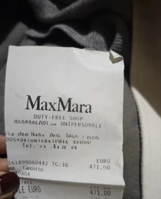 Зимно яке Max Mara гъши пух и естествен косъм