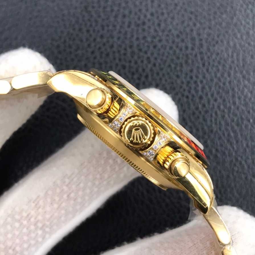 Rolex Daytona Rainbow Gold – Moissanite Edition