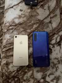 Iphone 7 и Редми note 8t
